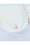 Heliophilia Silver Collar de Piedra de Circonita en Dorado